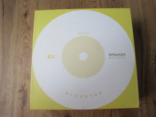 X11 Vinyl Record Player Style Bluetooth w Speaker and Clock
