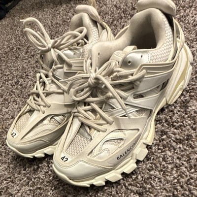 Balenciaga Track White Men's Sneaker Lace Up Low Top Walking