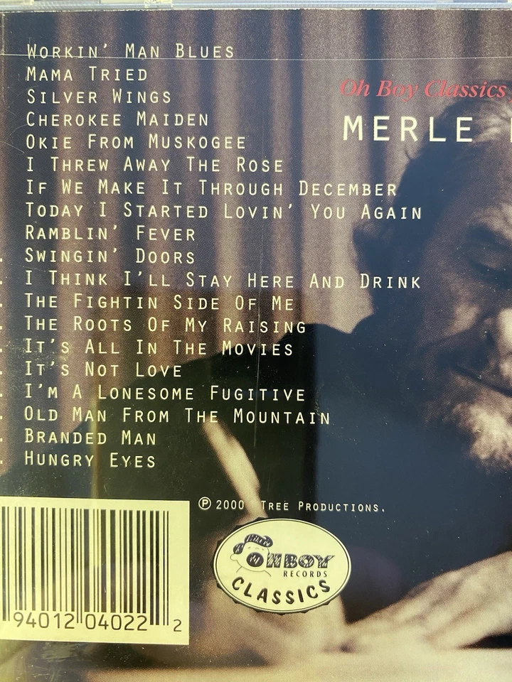 MERLE HAGGARD OH BOY CLASSICS PRESENTS: MERLE HAGGARD NEW CD Foto 3 de 3