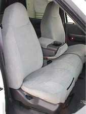 Ford F150 High Back 4060 Split Bench Seat Covers - Dark Tan Twill