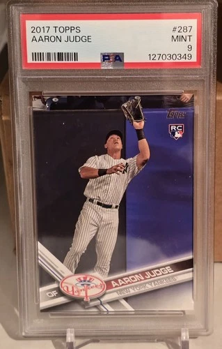 2017 Topps - #287 Aaron Judge PSA 9 MINT (RC) MVP!  New York Yankees Rookie