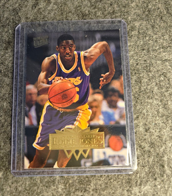 1995-96 Fleer Ultra Eddie Jones #89 Los Angeles Lakers NBA Basketball Card