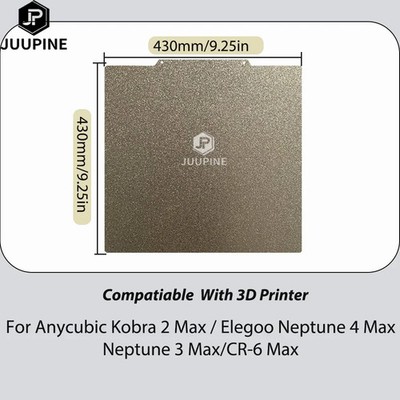 PEI PEO PET Textured Smooth Build Plate Kobra 2 Max For Elegoo Neptune 4Max Part