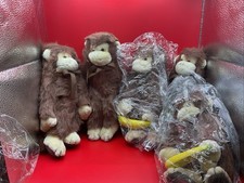 PLUSH MONKEY LOT 6 MONKEY MINT CONDITION