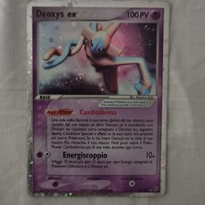 Nintendo Pokémon Deoxys ex EX 97/107 100 PV Olografica Italiano 2005