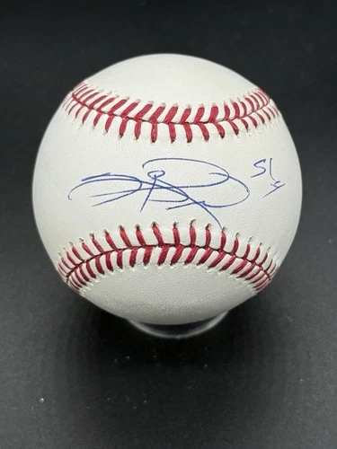 Sergio Romo signed ROMLB OMLB OML baseball JSA COA auto autograph