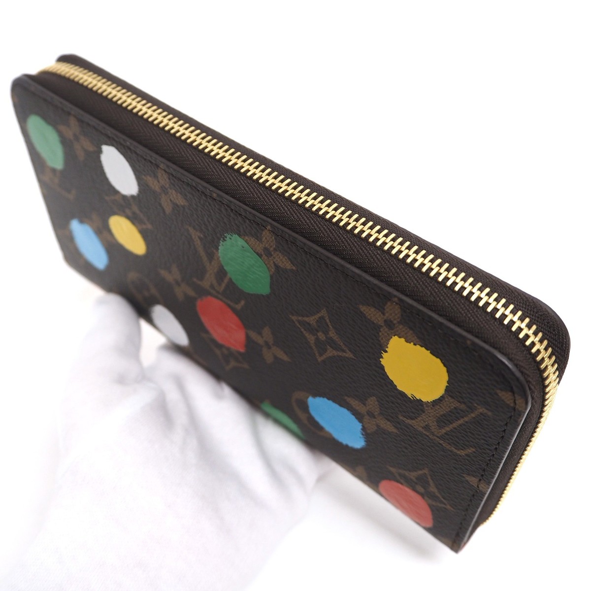 LOUIS VUITTON Monogram Kusama Yayoi Zippy Wallet M81864 #1 Rise-on