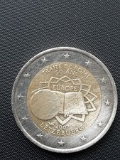 2 Euro Münze Traite de Rome  50 Ans Europe 2007 Letzebuerg