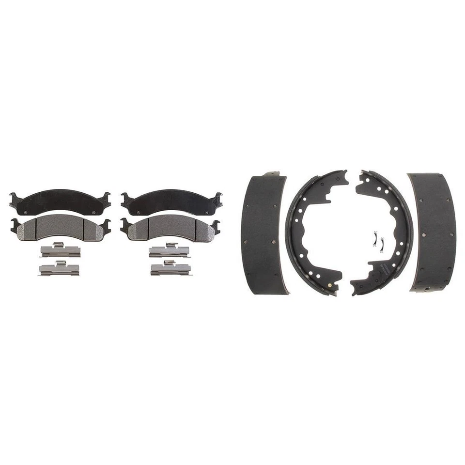 Element3 Pastillas de freno delanteras metálicas zapatas traseras para Ford E-350 Econoline 1995-2000 Foto 4 de 4