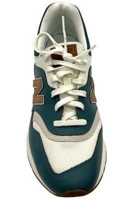 New Balance 997H Teal White Brown Running Shoes CM997HGW Men\'s Sz 10.5 New Balance 997H Men main image 2