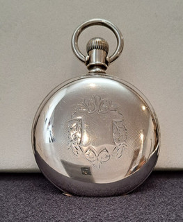1893 Illinois Pocket Watch In 4oz Coin Silver Case 18s.