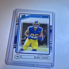 Panini 2024 Donruss Rated Rookie Blake Corum #322 Los Angeles Rams Football Card