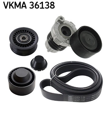 VRIBBED BELT SET VKMA 36138 FOR RENAULT MEGANE/III/Grandtour/Hatchback/CC 1.2L - Picture 2 of 6