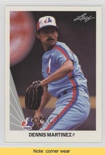 1990 Leaf Dennis Martinez #54 READ 0b5