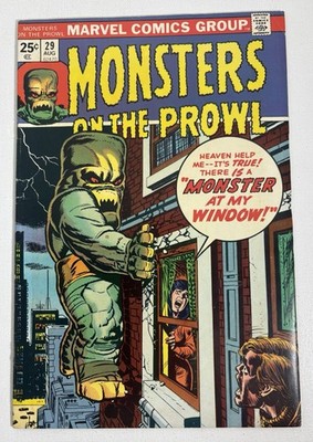 Monsters On The Prowl #29 (1974) - Iconic Bronze-Age Horror Cover: Thanks Jack!!