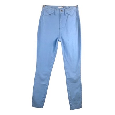 Peter Millar Karlie slim fit Sky Blue High Rise Jeans skinny stretch golf Size 2