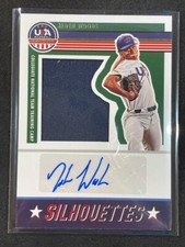 2023 Panini USA Stars & Stripes Silhouettes Jaden Woods Patch Auto /200