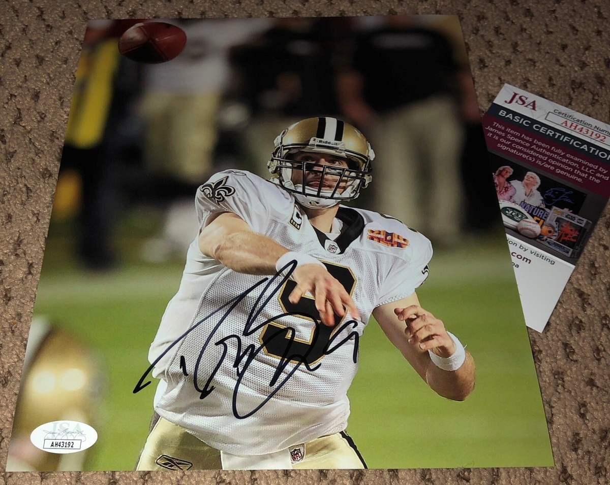 ドリュー ブリーズ DREW BREES 直筆サインカード AUTO NFL