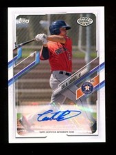 2021 Topps Pro Debut Autographs #PD-110  Colin Barber ⚾ Auto