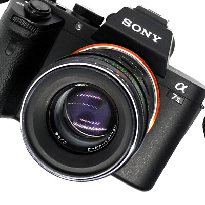 #sowjetisch#HELIOS_44-2_58mm_f/2_M42_Objektiv_für#Sony#Voll_Rahmen_schwarz,getestet