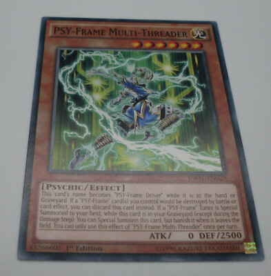 Yu-Gi-Oh Karte - PSY-Frame Multi-Threader - Psychic / Effect - Yugioh Neu