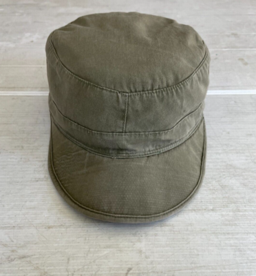 WWII G.I. M1943 1ST PATTERN O.D. COTTON FIELD CAP WITH VISOR (7 1