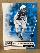 20 Panini Playoff Yetur Gross-Matos #292 Rookie Penn State Carolina Panthers NFL