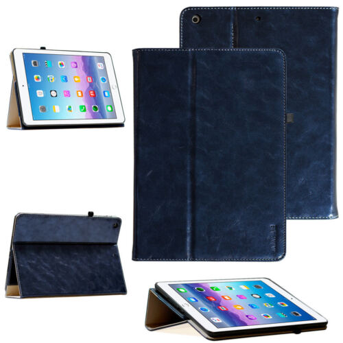 Housse de protection en cuir pour le nouveau Apple iPad 9,7" de 2018 sac tablette housse étui - Photo 1/12