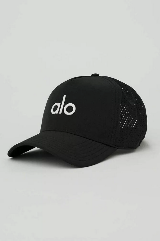 ALO YOGA Performance District Trucker Hat Cap Baseball Cap SnapBack Mesh