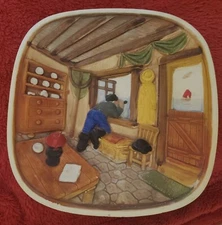 Plate Decorative 3-D Nautical Chalk Wall Plate 8" Sailor Looking Out 