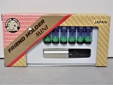 FRIEND CIGARETTE HOLDER MINI 310 BLACK SILVER TAR NICOTINE DOUBLE FILTER SYSTEM