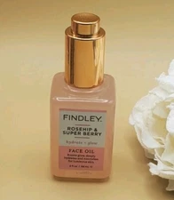Findley Rosehip & Super Berry Hydrate +Glow Face Oil 2 fl New 