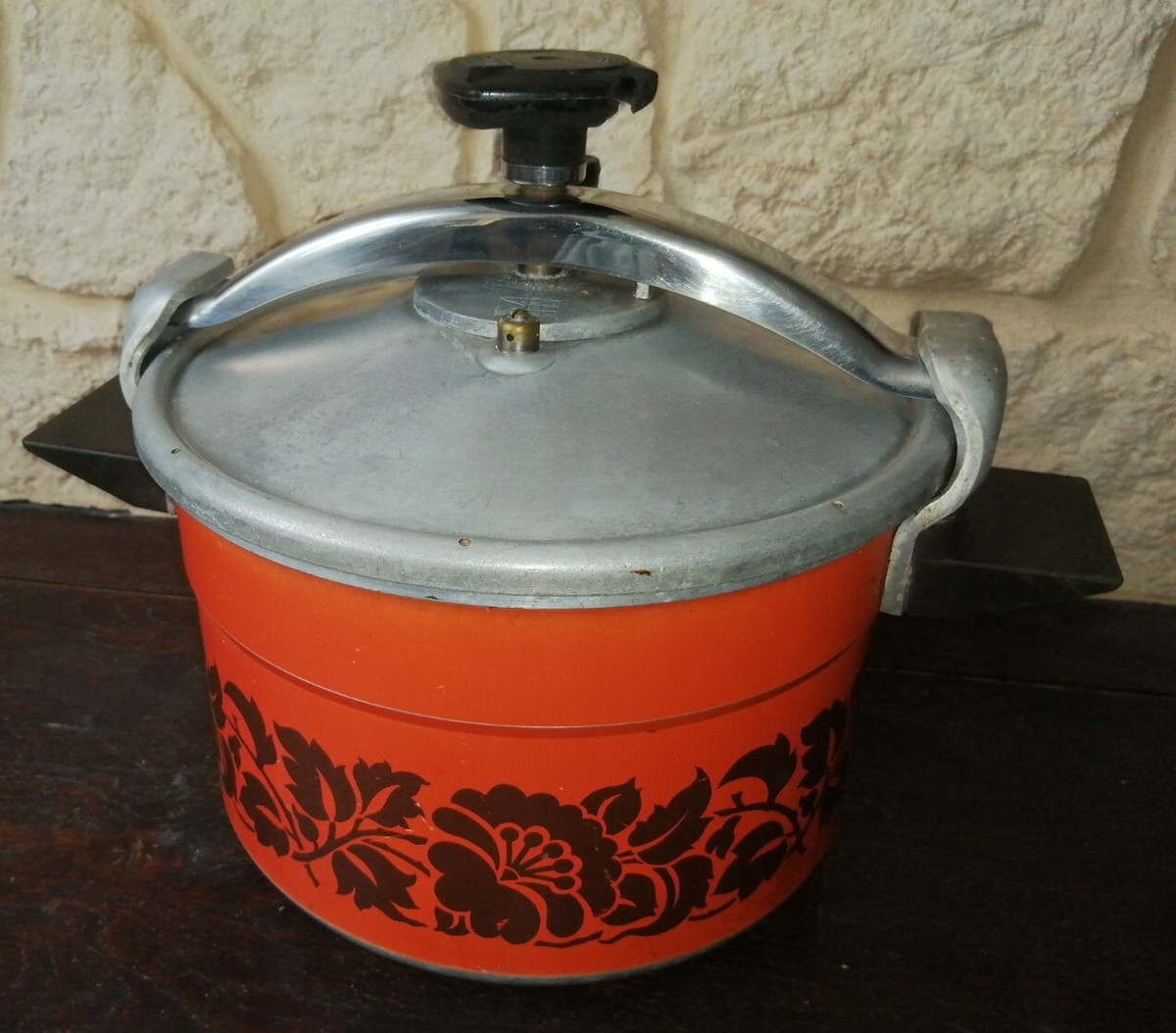 Cocotte-minute SEB orange vintage – 24 cm - Arts de la table