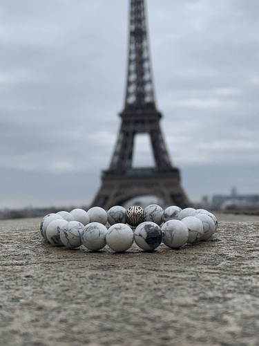 Howlite Bead Bracelet - Picture 3 of 3