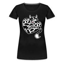 Herz Kuh T-Shirt Muster Bauernhof Landwirt Geschenk