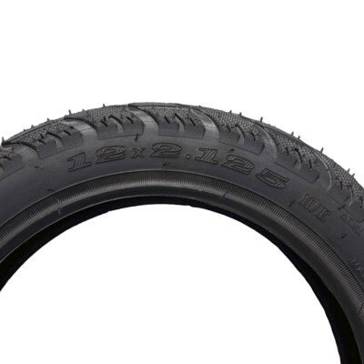 MMG 12x2.125 Tubeless Tires - Set Of 2 For Kids Bikes, Electric Bikes & Scooters