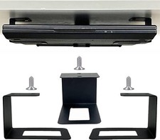 (3) Laptop Holder Under Desk Laptop Mount Organizer Rack Storage Shelf, Add On 