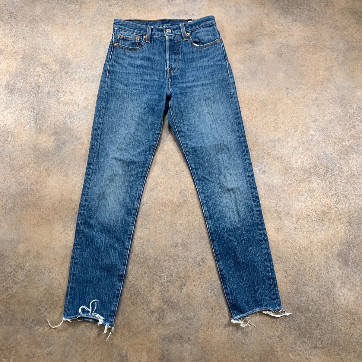 LEVI'S Jeans Womens (25 Inch Waist) (27 Inch Leg) Skinny Fit Blue