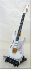 STEVE VAI Miniature Guitar Ibanez White w/ Guitar PICK