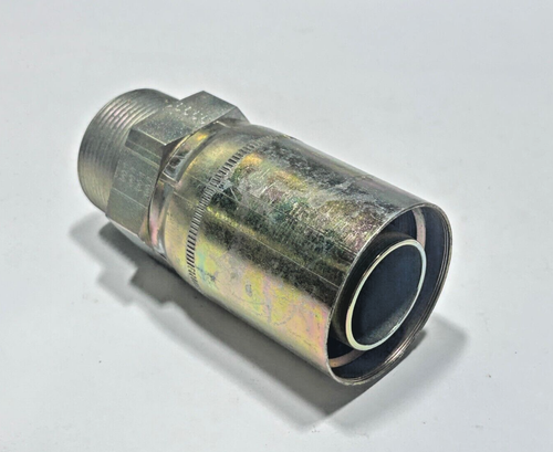43024E-124 WEATHERHEAD Steel 1-1/2" x 1-1/2" Male Pipe Rigid Coll-O-Crimp - Picture 6 of 8