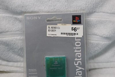 Sony PlayStation PS1 Memory Card Emerald New | eBay