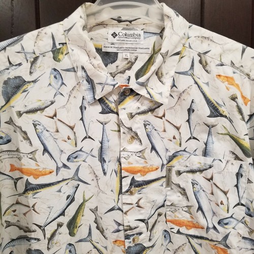 men's shirt with fish design