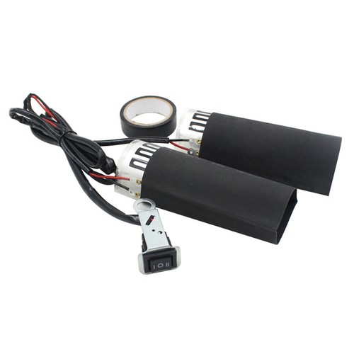 Warm Grip Electric Hand Heated Grips Handlebar Warmer Motorcycle ATV Universal. - Afbeelding 9 van 13