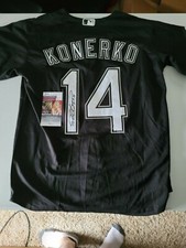 PAUL KONERKO Autographed Majestic Chicago White Sox Jersey (JSA)
