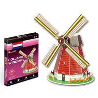 Dutch Windmill Puzzle Cubicfun S3005h 20 Pieces on sale Dutch Windmill Puzzle Cubicfun S3005h 20 Pieces on sale