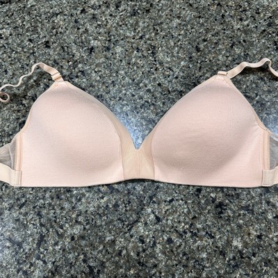 LIVELY All You Women Nude Bra 38C Lightly Lined with Mesh Accents Wireless