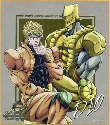 Jojo's Bizarre Adventure happily Dio Brando shikishi toy
