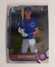 2022 Bowman Chrome Alexis Hernandez 1st BCP-172 Prospect rookie Cubs