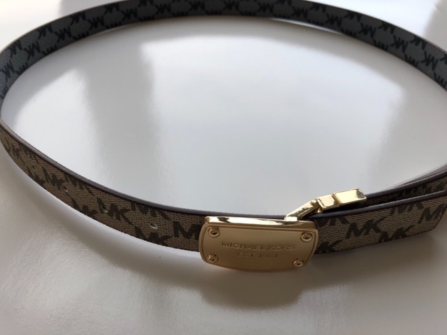 michael kors belt womens blue