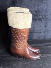 Vintage Womens Waterproof 70's 80's Boots Sherpa Lined Size 6 Made in USA